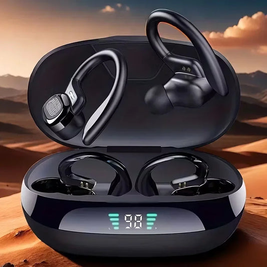 SP16 Bluetooth 5.4 Stereo Headphones, Over-Ear Sports Earphones, ENC Noise Reduction, Waterproof Sports Earbuds
