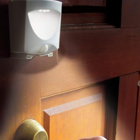 Indoor and Outdoor LED Motion and Light Sensor Activated - Wireless - Battery Powered - Night Light