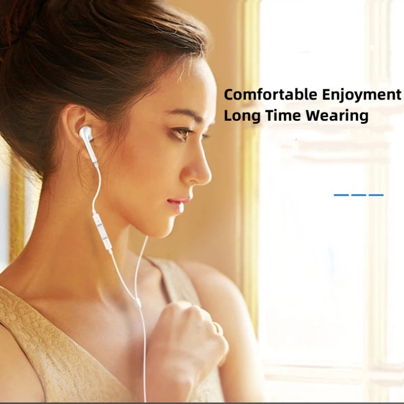 Original Headphones For Type C 3.5mm Xiaomi Mi 15 14 13 Redmi K70 K60 K40 Note 12 11 Pro Huawei Mate Samsung S23 Wired Earphones